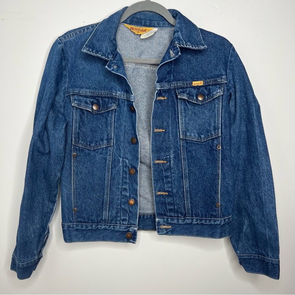 Vintage ‘90s Rustler Denim Jean Jacket Size S Small